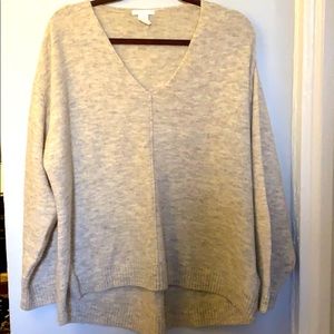 H&M V-Neck Marled Sweater